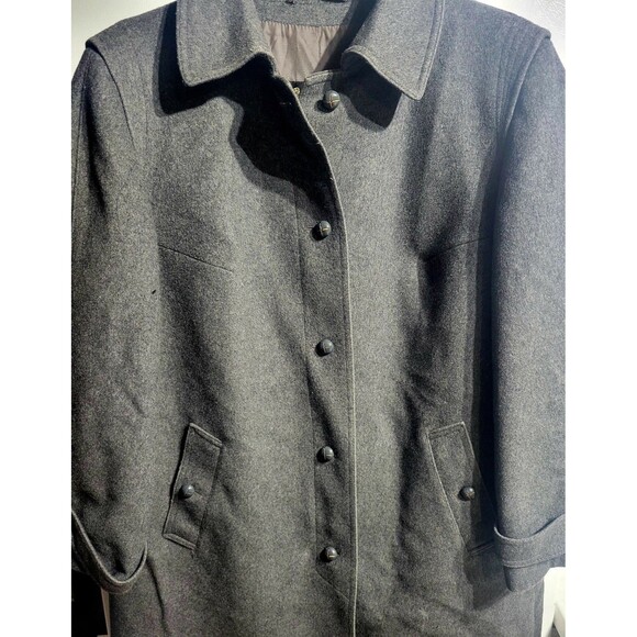Other - Men's Lodenfrey Peacoat  Lined Gray Wool Size M. Chest: 40" & Length: 38" EUC